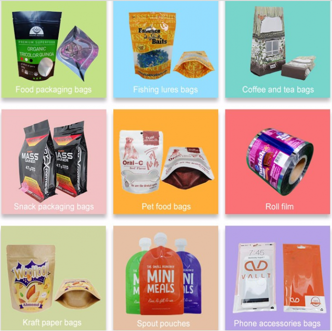 Limited Health Cat Food Purple Bag , Stand Up Plastic Bags Customized Size