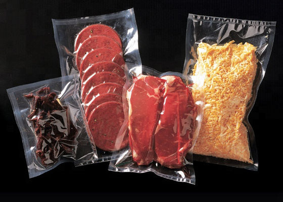Transparent Waterproof Vacuum Pack Food Bags High Puncture Resistance PA / PE Material