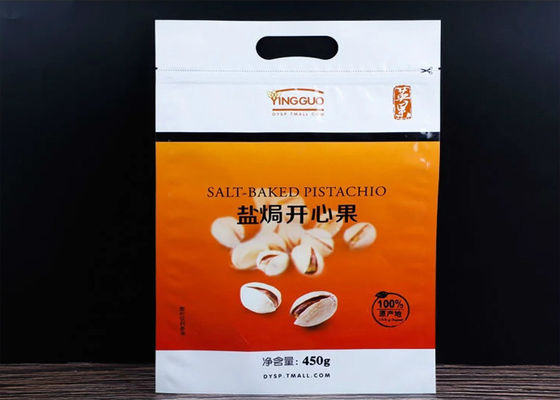 Cashew / Pistachios Snack Food Packaging Bags Any Color Available CE Certified