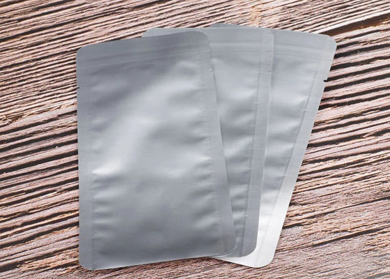 Transparent Casual Food 3 Side Seal Bag , Custom Printing Aluminum Heat Seal Bags