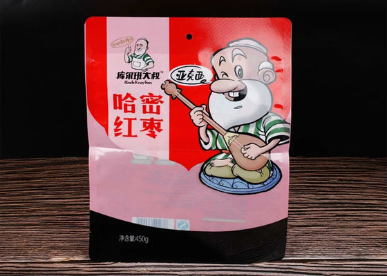 High Class Custom Food Packaging Bags 9 Colors Printing For Fresh Jujube