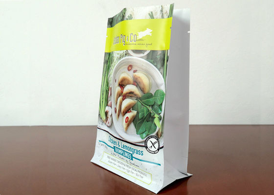 Frozen Dumplings Aluminium Foil Packaging Bags Flat Bottom Thickness 0.17MM