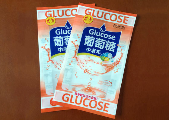 Glucose Vacuum Seal Food Storage Bags , Stand Up Plastic Bags With Gravure Printing