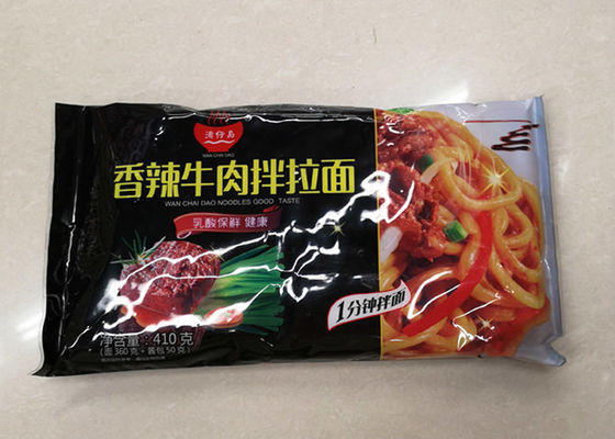 Hot Seals Aluminium Foil Packaging Bags , Instant Noodles Printed Laminated Pouches