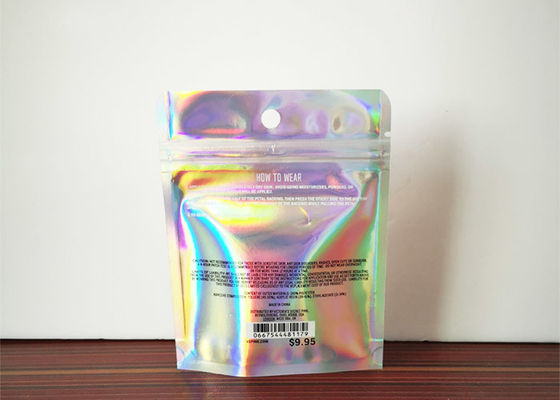 Cosmetic Packaging Bag Laminated Packaging Bags Laser Film Packing Bag Gloss Is Strong