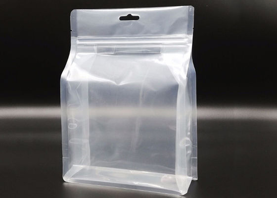Transparent Or Matte Flat Bottom Standing Bag Food Inner Package Eight Sided Sealed Bag