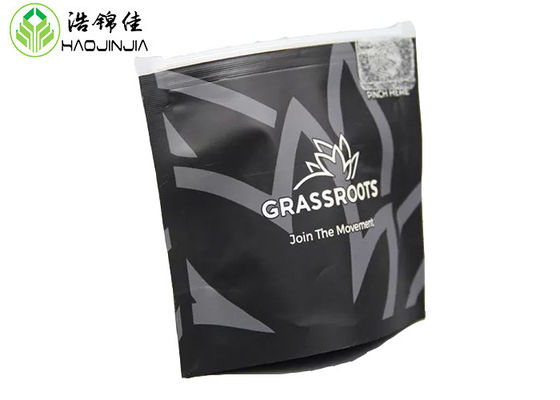 Black Frosted Slider With Zipper Stand Up Plastic Bag For Underwear Packaging