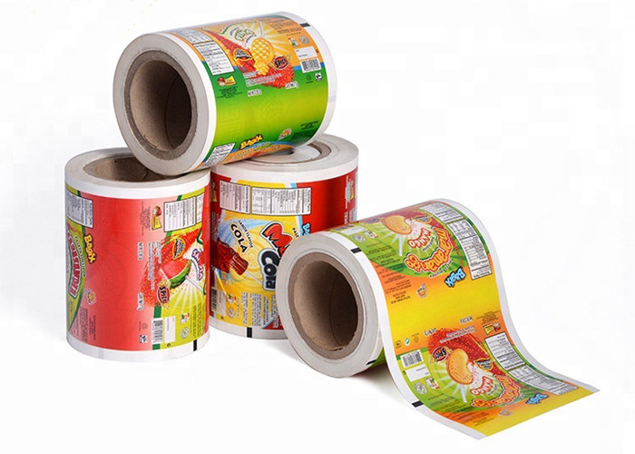 Printed Laminating Plastic Roll Film Packaging Roll Film Aluminum Foil