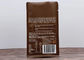 Laminate Aluminum Foil Coffee Bags , Non Breakage Flat Bottom Coffee Bags