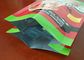 Color printing side can unfold the top of pet food packaging bag can add repeated zipper