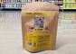 250G Kraft Paper Packaging Bags / 8 Oz Dried Mango Kraft Paper Food Bags