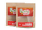 Pure Brown Kraft Paper Packaging Bags Non Leakage With Gravure Printing Surface Handling
