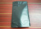 Tea Coffee Food Upright Bag Top Zipper Polyester Film Black Aluminium Foil Packaging Bags