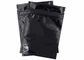 Glossy Black Herb Packaging Bag Zipper Herbs Plastic Bags With Zipper Top
