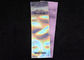 Recyclable 3 Side Seal Holographic Zipper Bag / 3 Side Seal Hologram Bag
