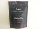 Moisture Proof Food Packaging Bean Pouch , Matte Black 1 Pound Coffee Bags With Valve