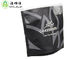 Black Frosted Slider With Zipper Stand Up Plastic Bag For Underwear Packaging
