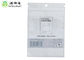 White 3 Side Seal Plastic Zipper Bag With Transparent Window For Panty