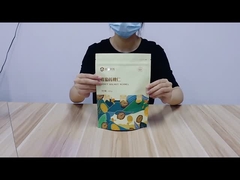 Heat Sealed Protein Powder Ziplock Packaging Bag Snack Nuts Matte Stand Up Food Bag