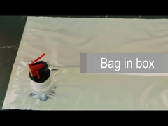 Customized Logo Print Valve 2L 3L Liquid Filler Wine Bag In Box Packaging
