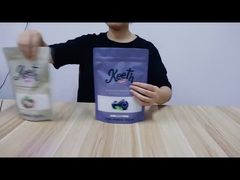 Frosted Plastic Zipper Bag Made Craft Food Packaging  Printed Stand Up Pouch Bag