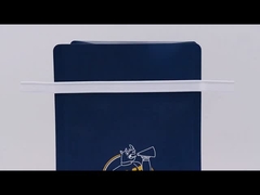 Biodegradable Resealable Food Packaging With Window Kraft Paper Stand Up Pouch