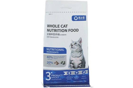 Cat Nutrition Food Stand Up Pouch Bags , 5 Kg Aluminium Foil Packaging Bags