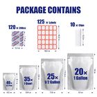 Oxygen Absorbers Custom Mylar Bag Resesealable Stand Up Aluminum Foil Food Storage
