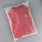 Frosted LOGO Custom Packaging Bags For Clothing PVC Transparent Zip Lock Pouch