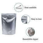 Resealable Leakproof Silver Ziplockk Foil Bag Pouch Food Doypack Stand Up Pouches Bags