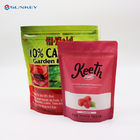 Custom Printing Flat Bottom Laminated Food Packaging Poly Resealable Zipper Pouches