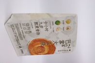 Ziplock Resealable Laminated Packaging Pouches Transparent Flat Bottom Standing Pouch