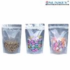 Custom Size 3 Side Seal Ziplock Packaging Bag Stand Up Pouch Food Packaging For Nuts