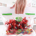 Biodegradable Protection Fruit And Vegetable Packaging Clear Plastic Zipper Bag