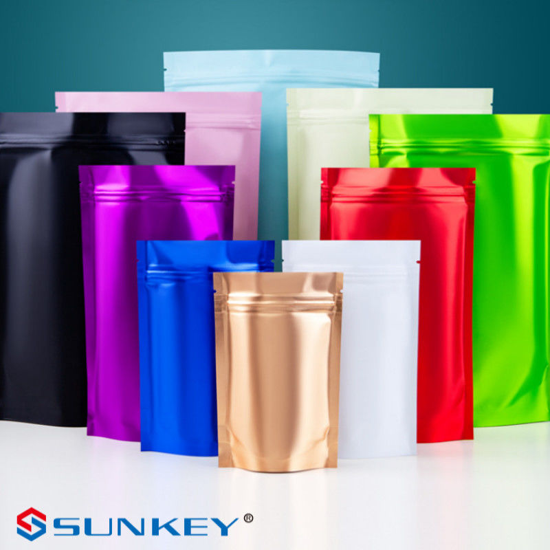 Recyclable Available One Stop Packaging Solution Heat Seal Ziplock Custom Stand Up Pouch Bags