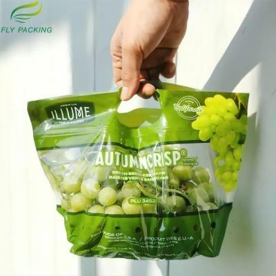 Resealable Ziplock Fresh Vegetables Biodegradable Packaging For Fruits And Vegetables
