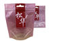 Customized Printing Plastci Clear Standing Up Pouches With Hanging Hole