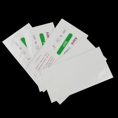 Medical Testing Reagent Packaging Aluminum Foil Ziplockk Bag 3 Side Seal Sachet